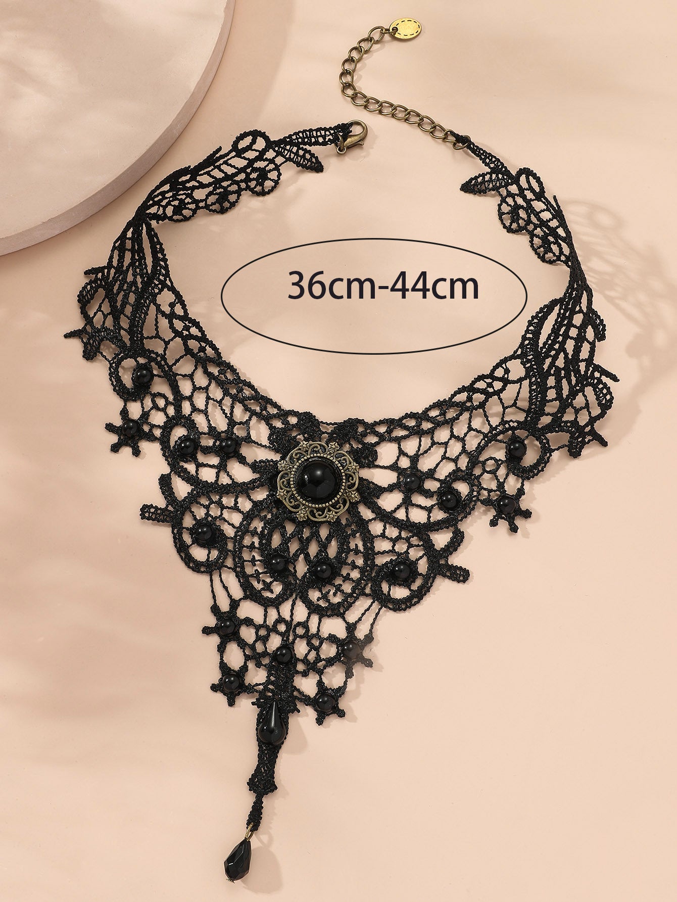 New cross-border lace women's necklace women's original simple exaggerated black clavicle chain fake collar ornament