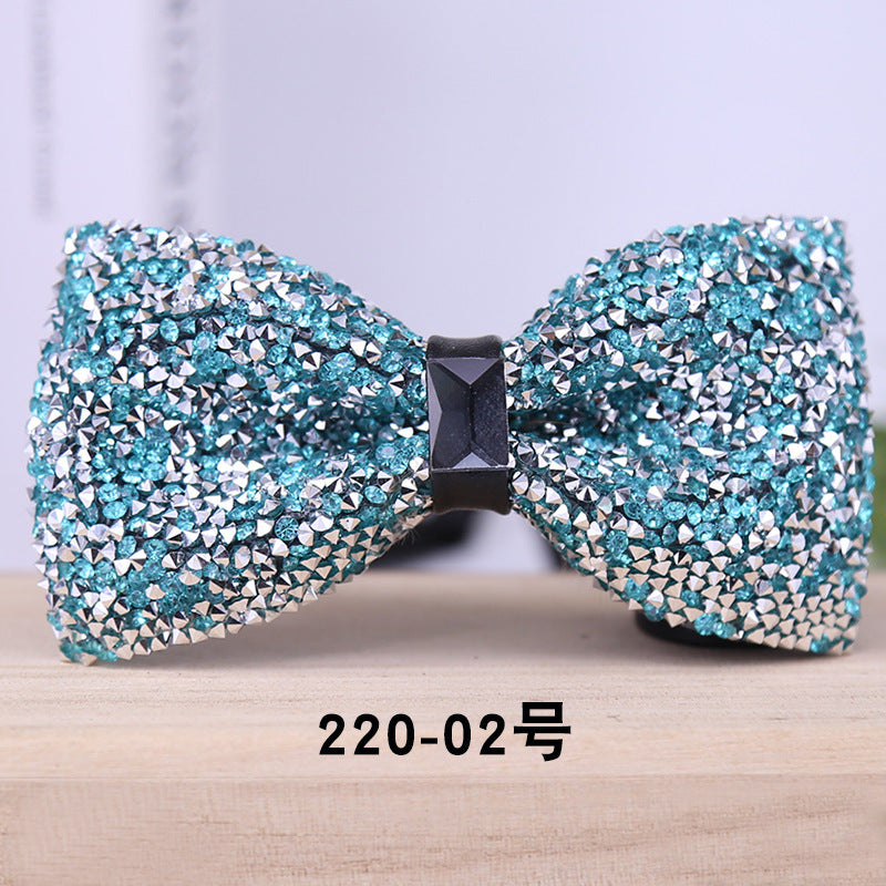 fashion style crystal bow tie men's suit accessories red bow wholesale wholesale