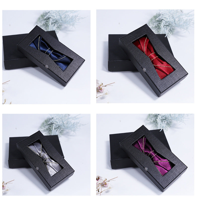 red bow tie men's spot wholesale groom best man bow knot korean fashion boys business bow tie