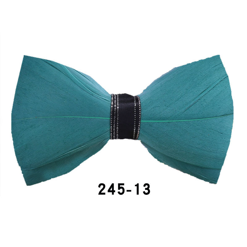 Rose Red Fashion Men's Wedding Groom Groomsman Banquet Korean Bow Tie British Style Bow