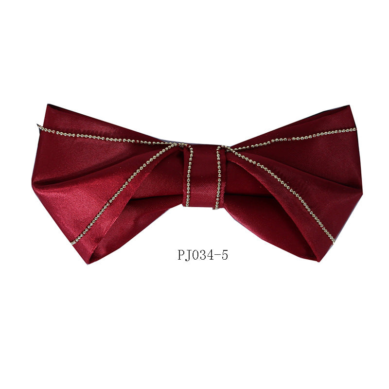 red bow tie men's spot wholesale groom best man bow knot korean fashion boys business bow tie