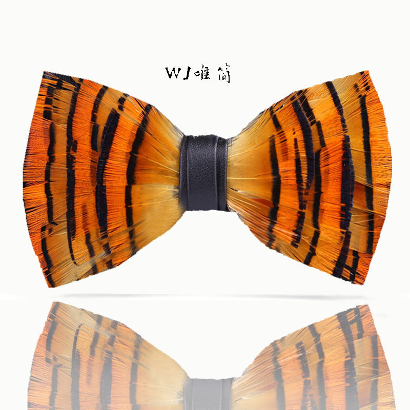 233 orange feather man presided over the party, groom, groomsmen, group pot, butterfly, wedding tie, bow tie, and flower tie