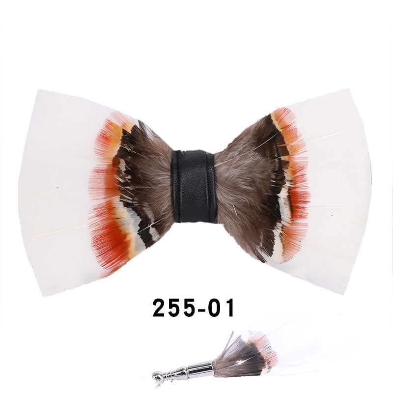 Pink Collar Wedding Banquet Clay Pot Male Host Suit Collar Flower Bow Tie Suit Shirt Bow