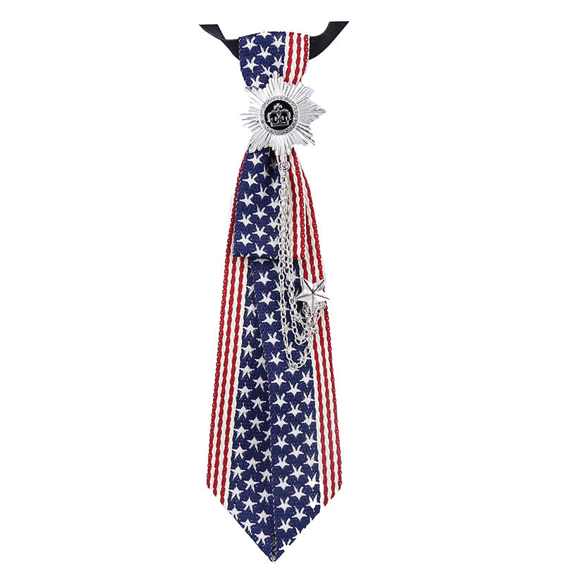 Collar flower female British college style student bow bow stewardess bank occupation bow tie shirt accessories collar flower check red