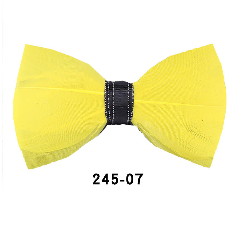 Rose Red Fashion Men's Wedding Groom Groomsman Banquet Korean Bow Tie British Style Bow