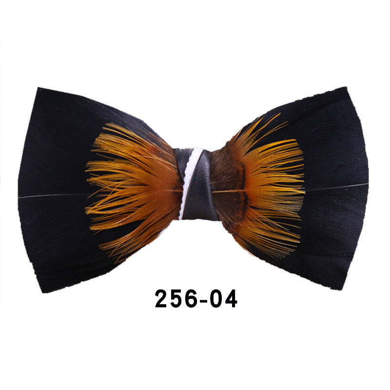 256 red feather wedding groom groomsman butterfly wedding shirt male green black bow tie and flower tie