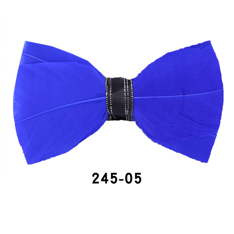 Rose Red Fashion Men's Wedding Groom Groomsman Banquet Korean Bow Tie British Style Bow