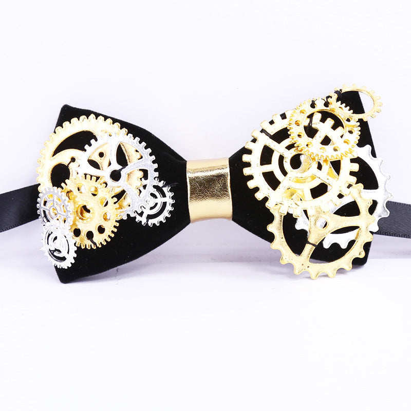 bow tie men's wedding dress bow bow Korean version of punk style performance suit versatile college style bow tie