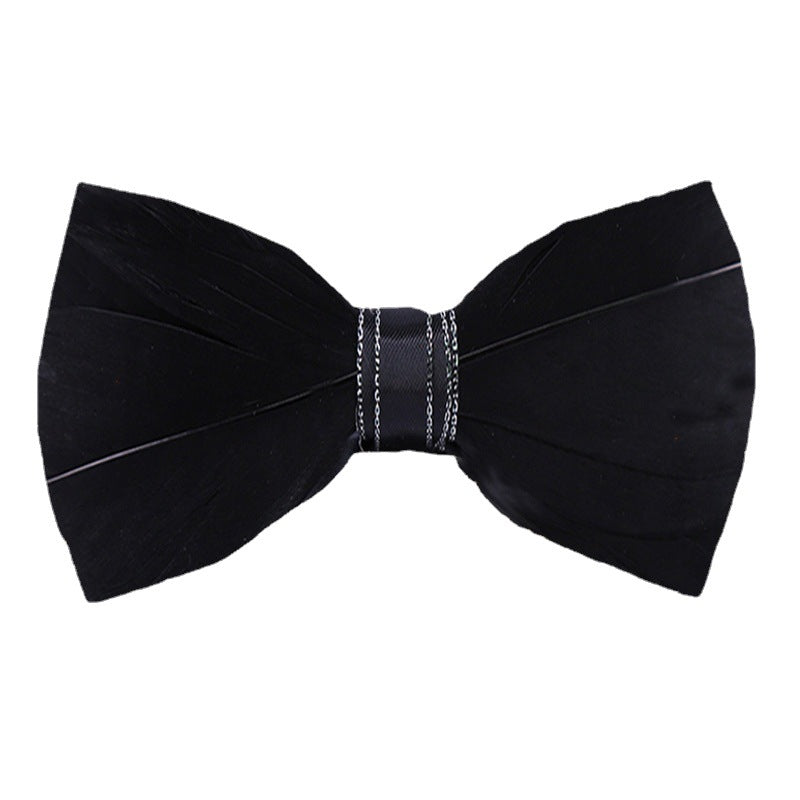 Rose Red Fashion Men's Wedding Groom Groomsman Banquet Korean Bow Tie British Style Bow