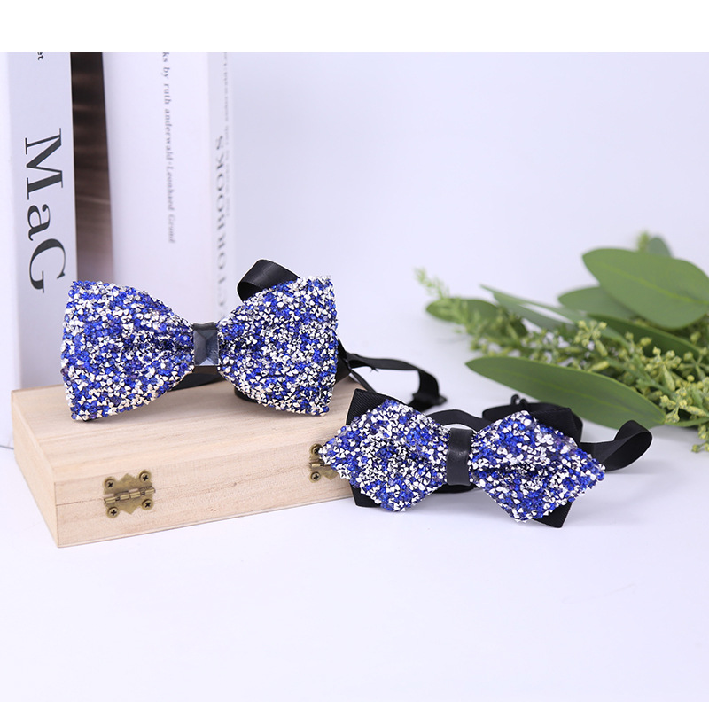 221 multicolor male bow tie crystal rhinestone starry wedding groom bow tie bow bow male wedding collar flowers